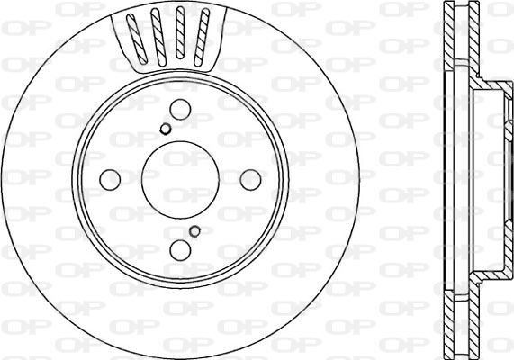 OPEN PARTS Тормозной диск BDA2292.20